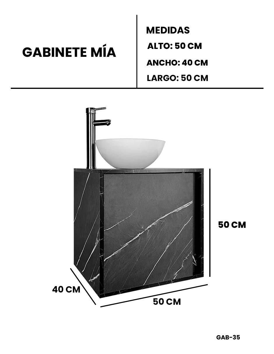 Mueble para baño decomobil mia mdf