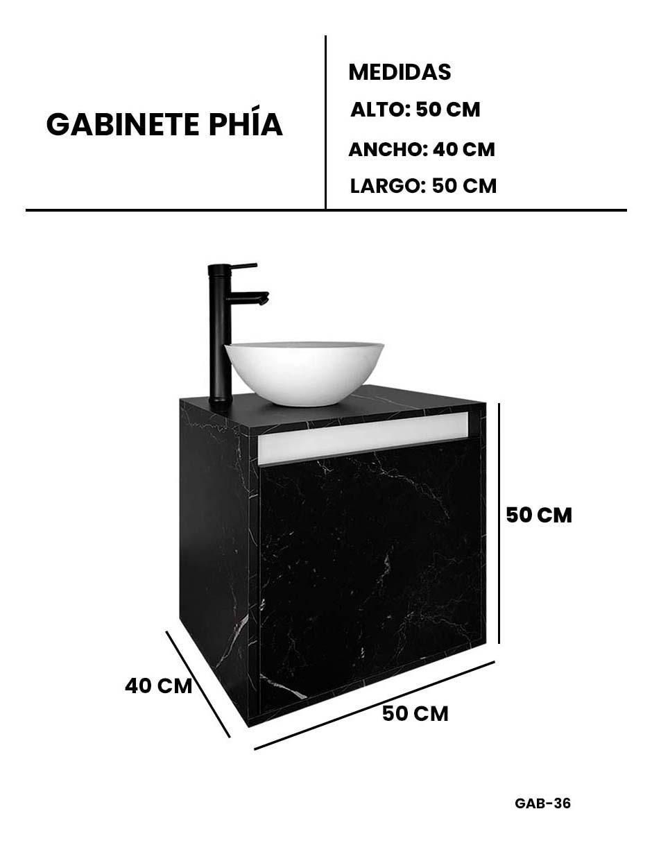 Mueble para baño Phia de MDF armable 8