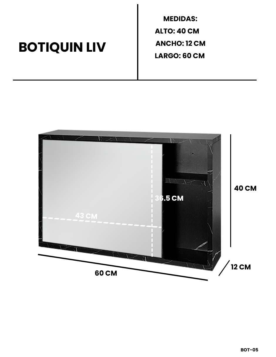 Mueble para baño decomobil liv mdf