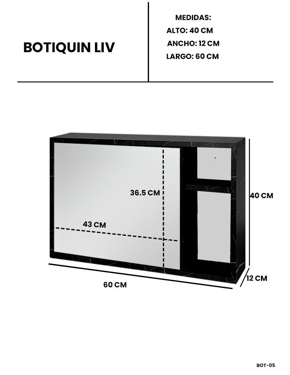 Mueble para baño Liv de MDF 7
