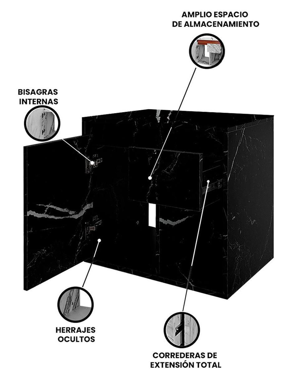 Mueble para baño decomobil carina melamina