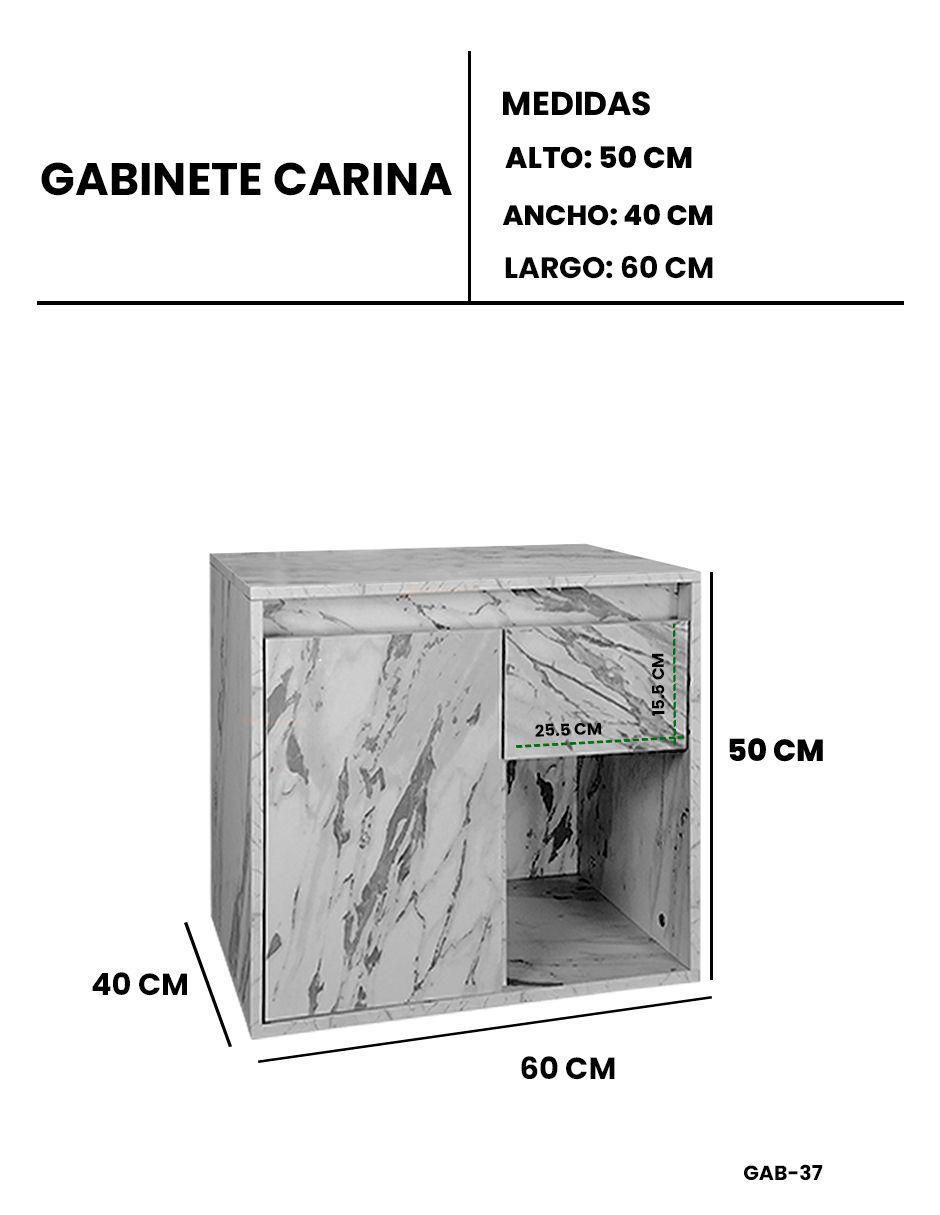 Mueble para baño Carina de melamina armable 10