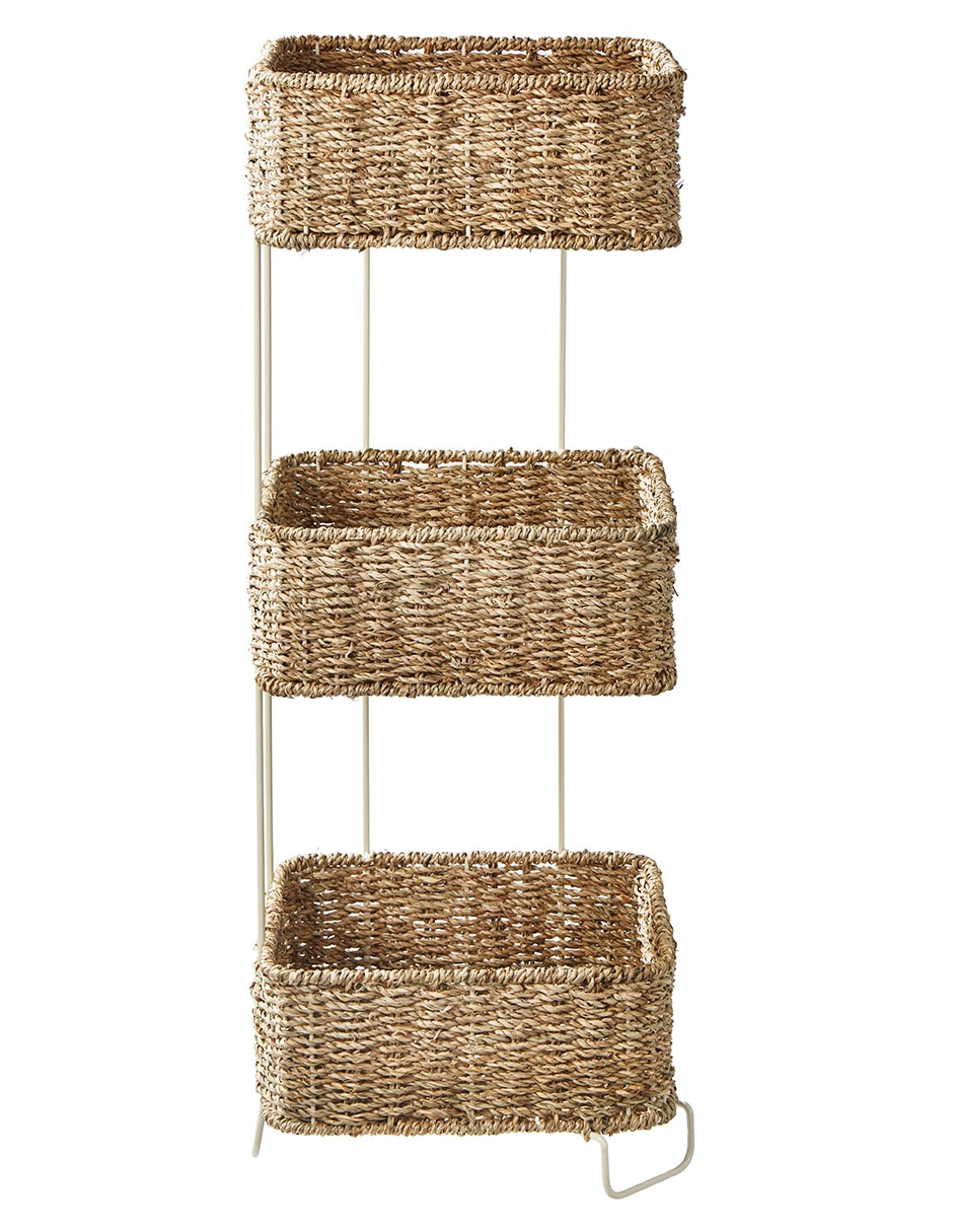 Organizador de baño seagrass 3