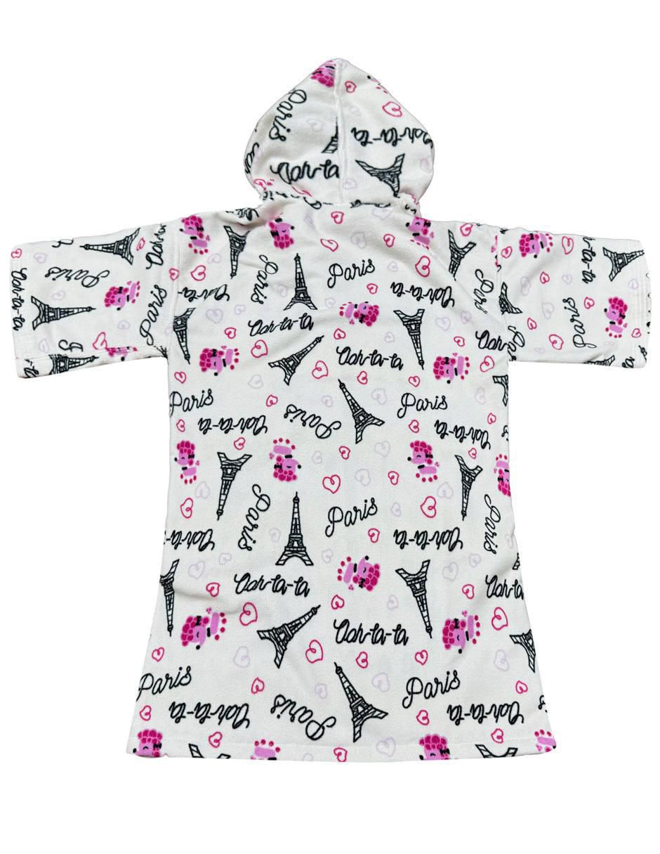Bata de baño con gorro unisex 4
