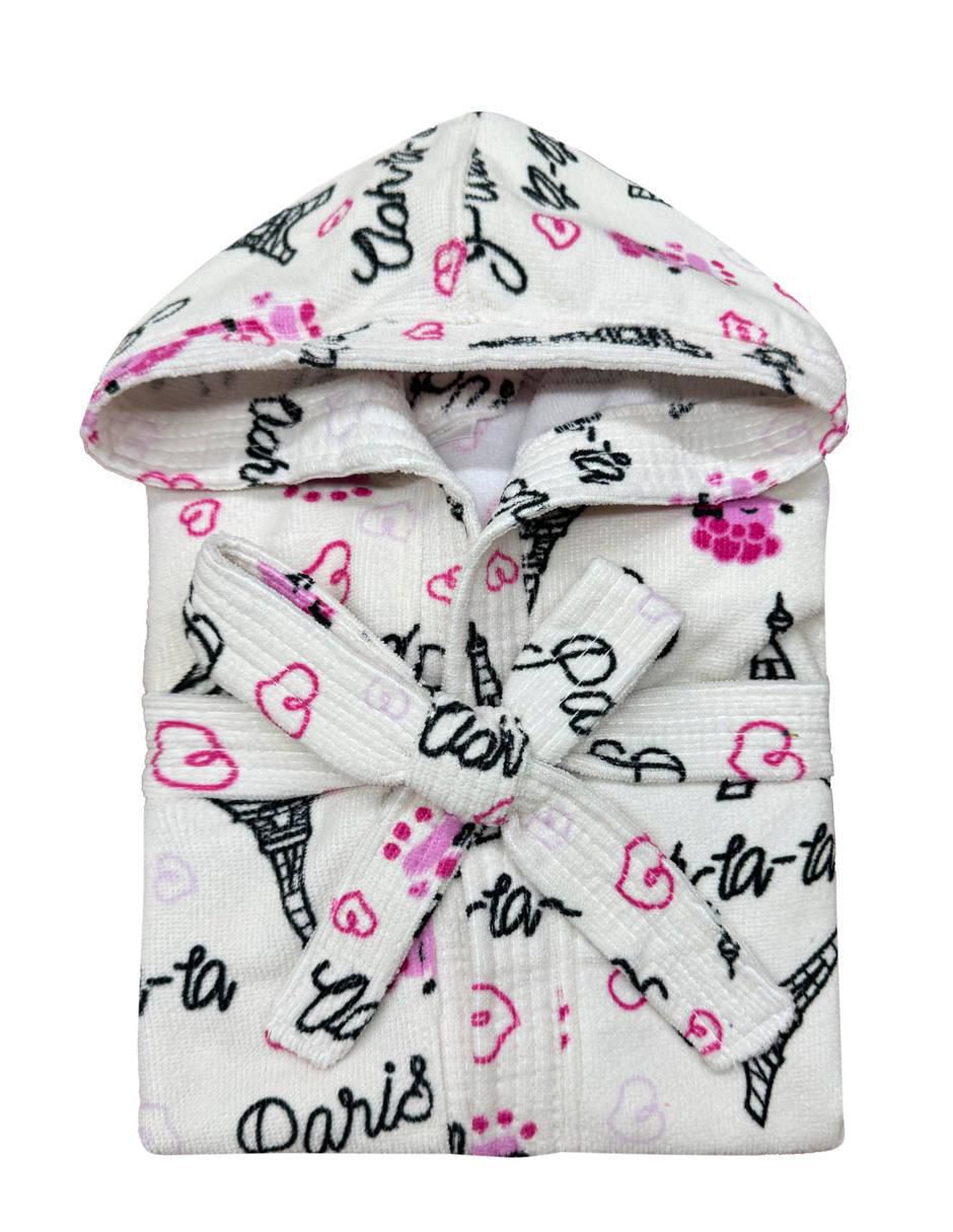 Bata de baño con gorro unisex 5