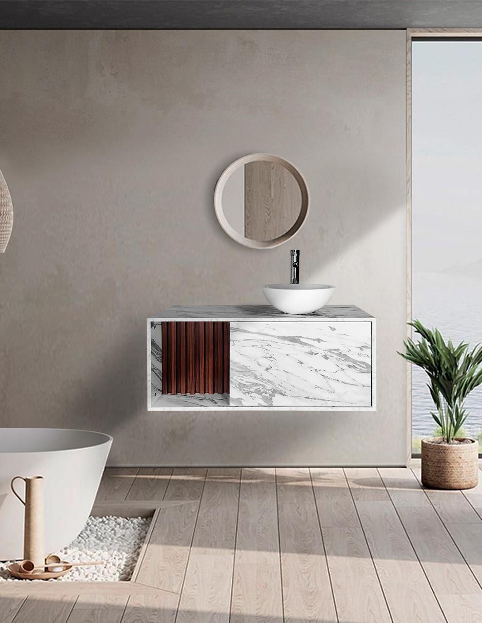 Mueble para baño Hades de melamina armable 3