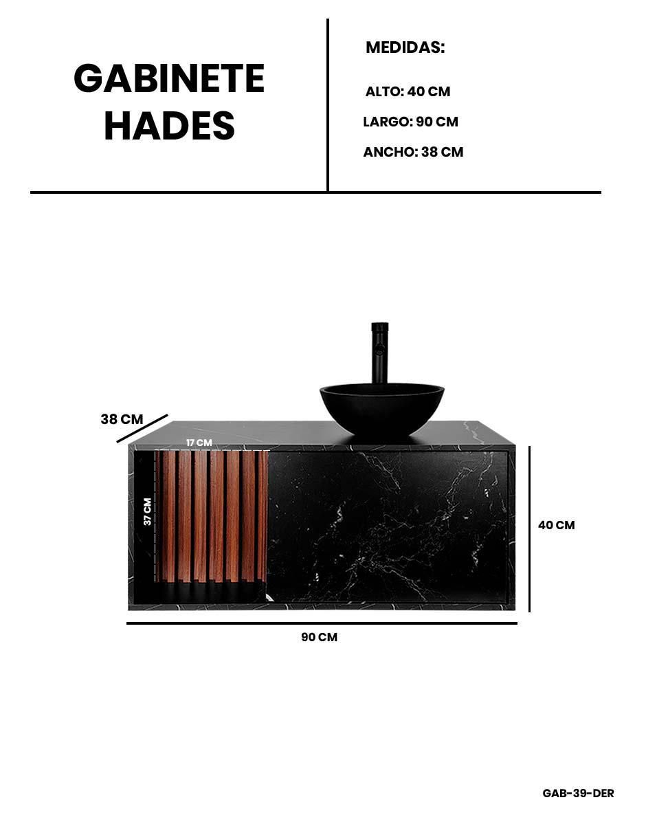 Mueble para baño decomobil hades melamina