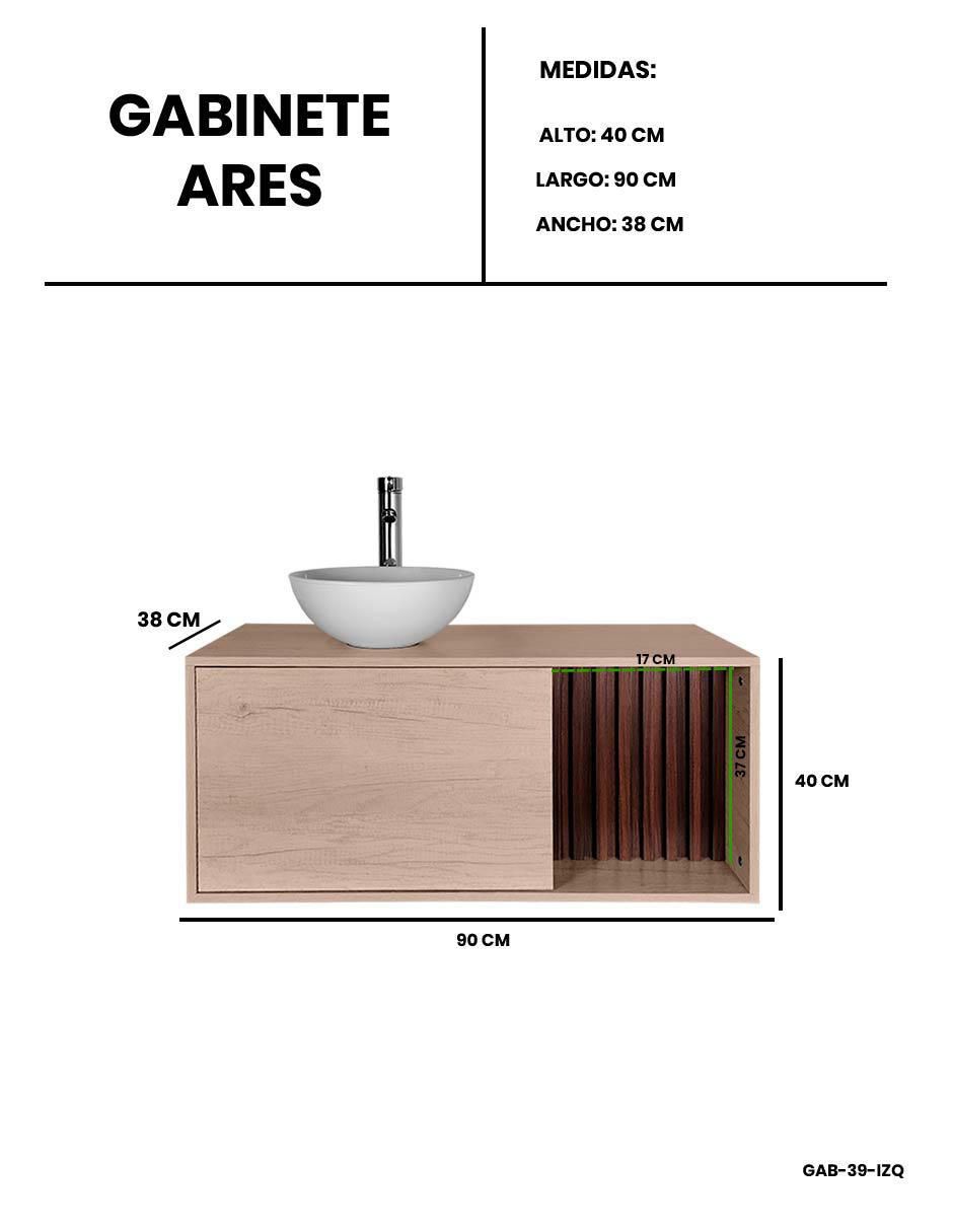 Mueble para baño decomobil ares melamina