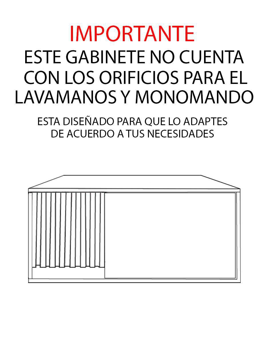 Mueble para baño decomobil luke melamina