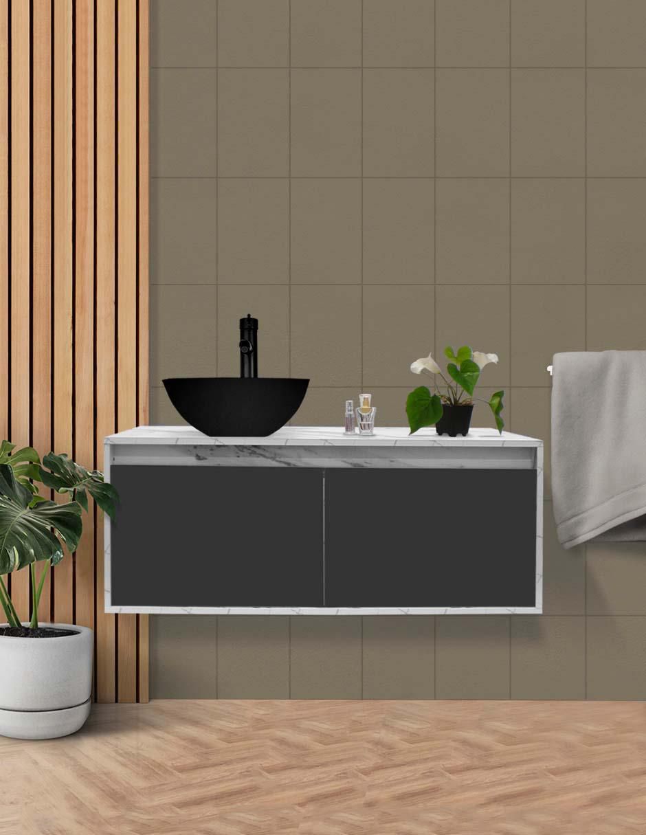 Mueble para baño Provenzal de melamina armable 6