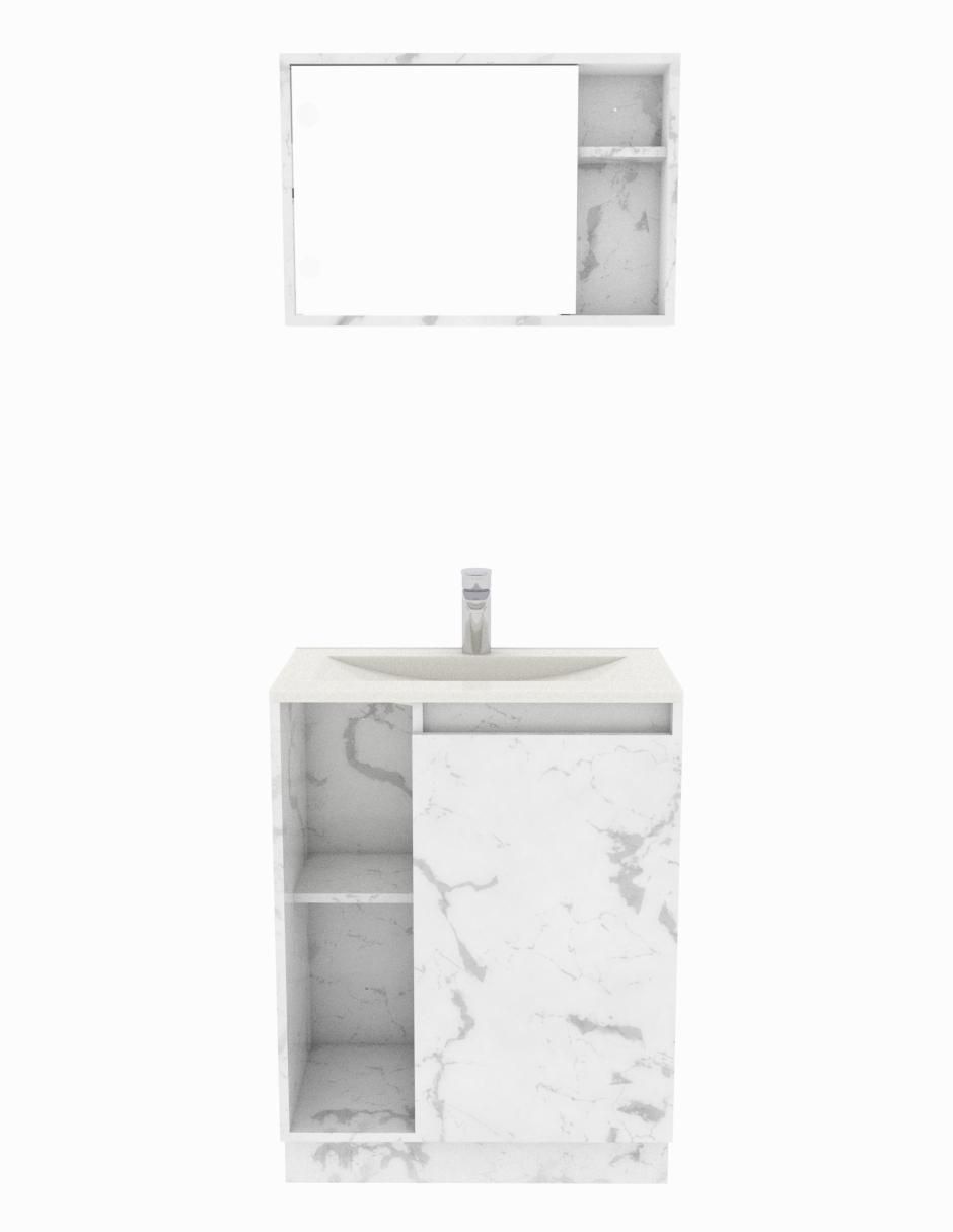 Mueble para baño Roma de melamina armable Mueble para baño Roma de melamina armable