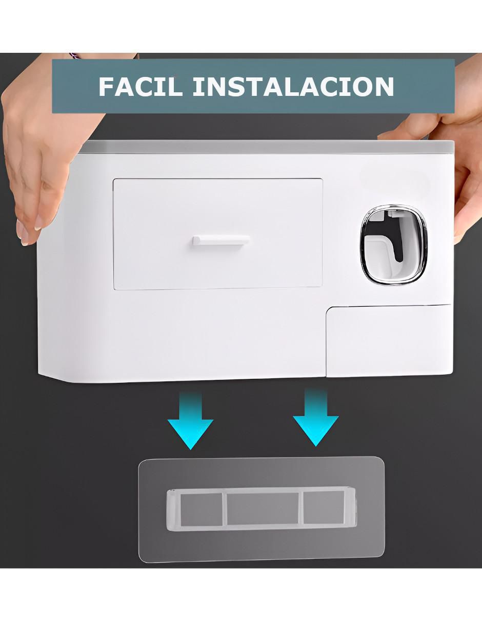 Porta cepillo de dientes 2 compartimentos 2
