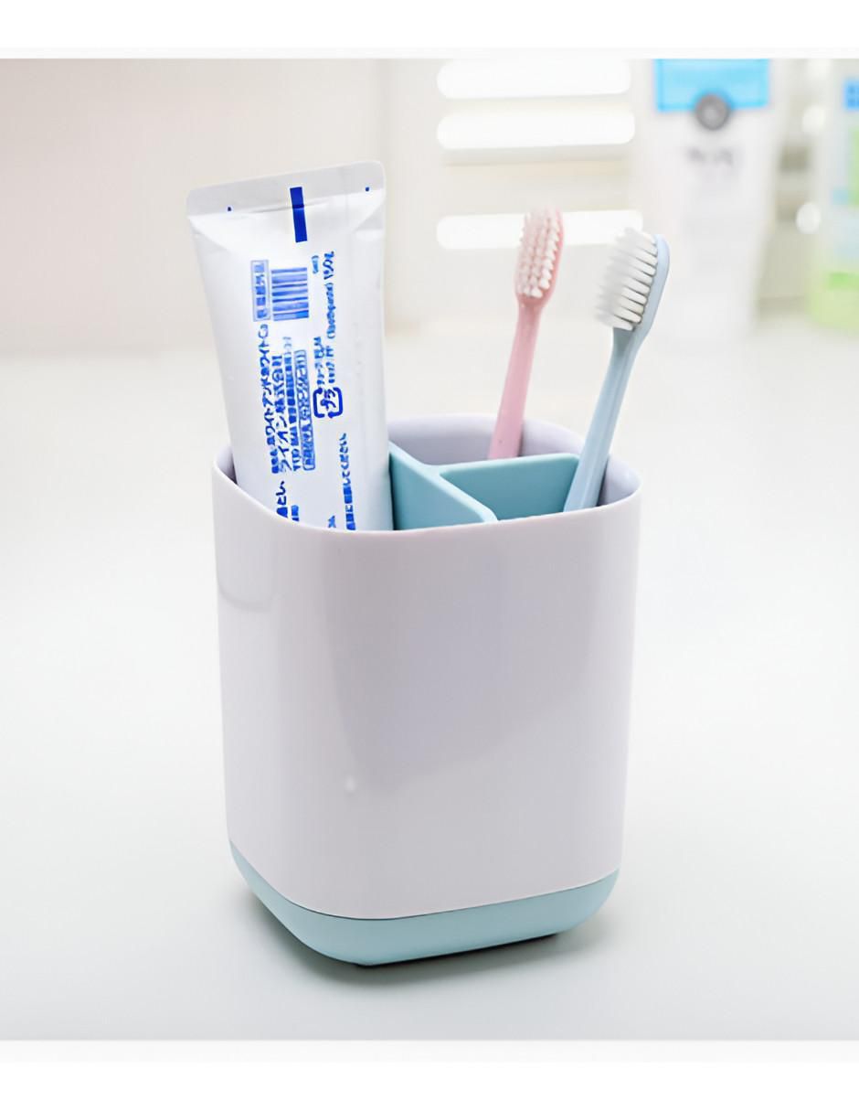 Porta cepillo de dientes 3 compartimentos 3
