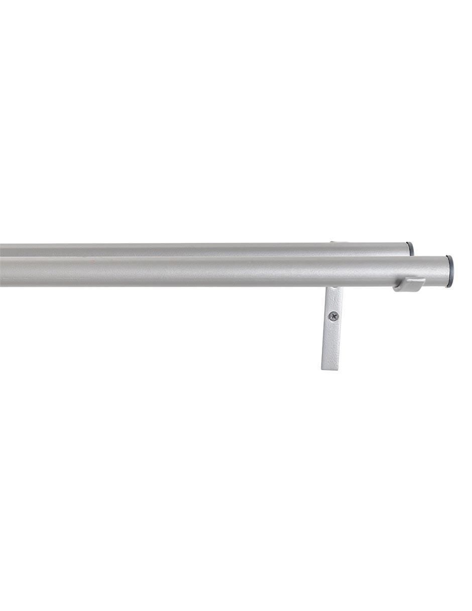 Cortinero de acero Cantia Doble 2.60m