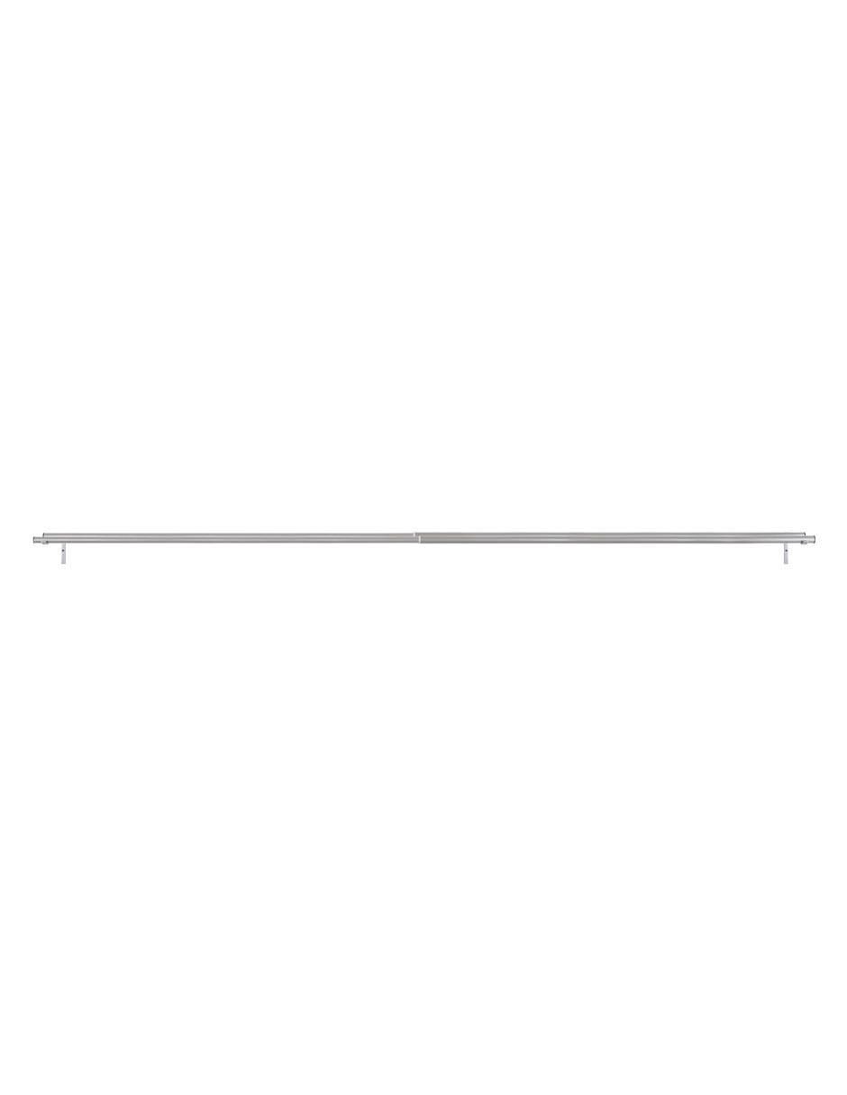 Cortinero de acero Cantia Doble 2.60m