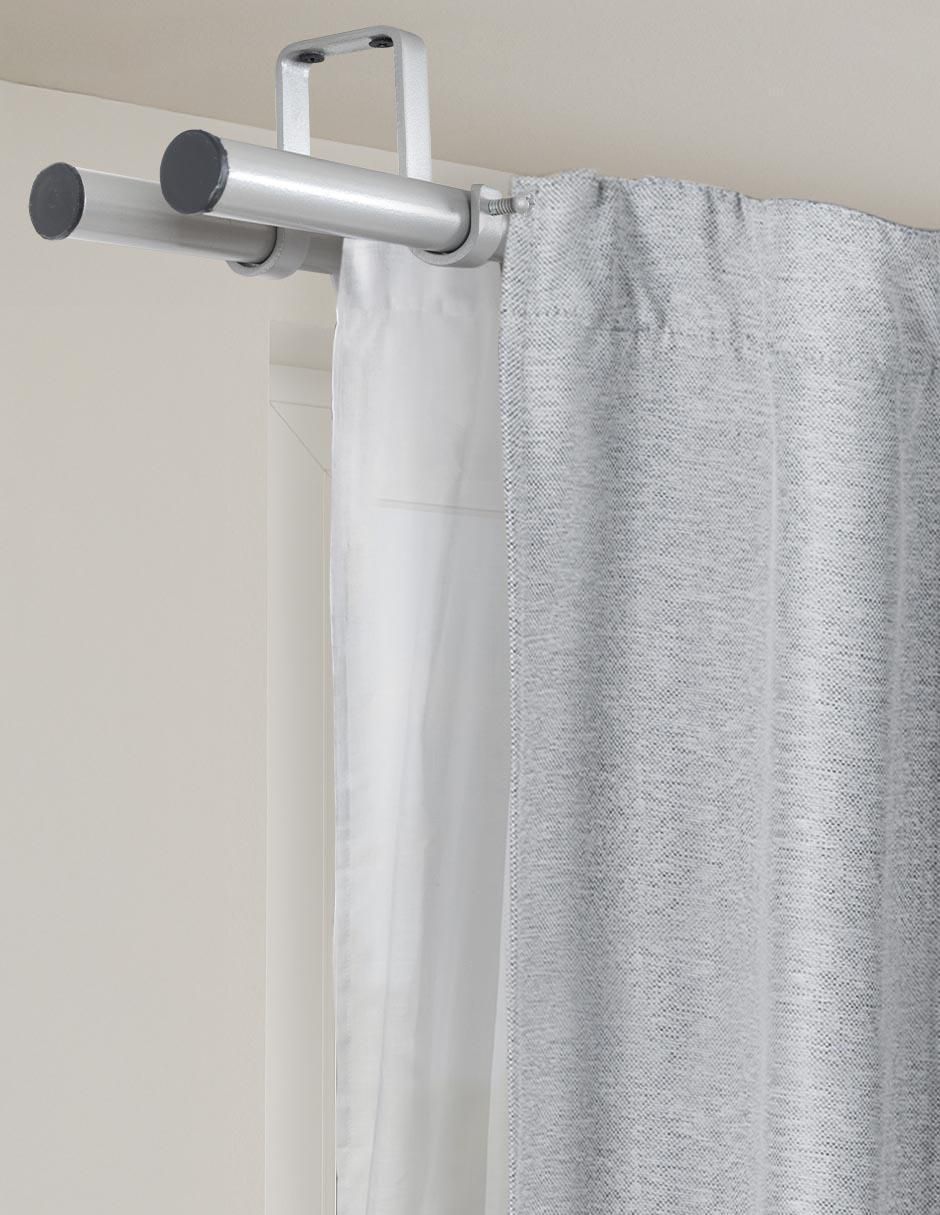 Cortinero de acero Cantia Doble Techo