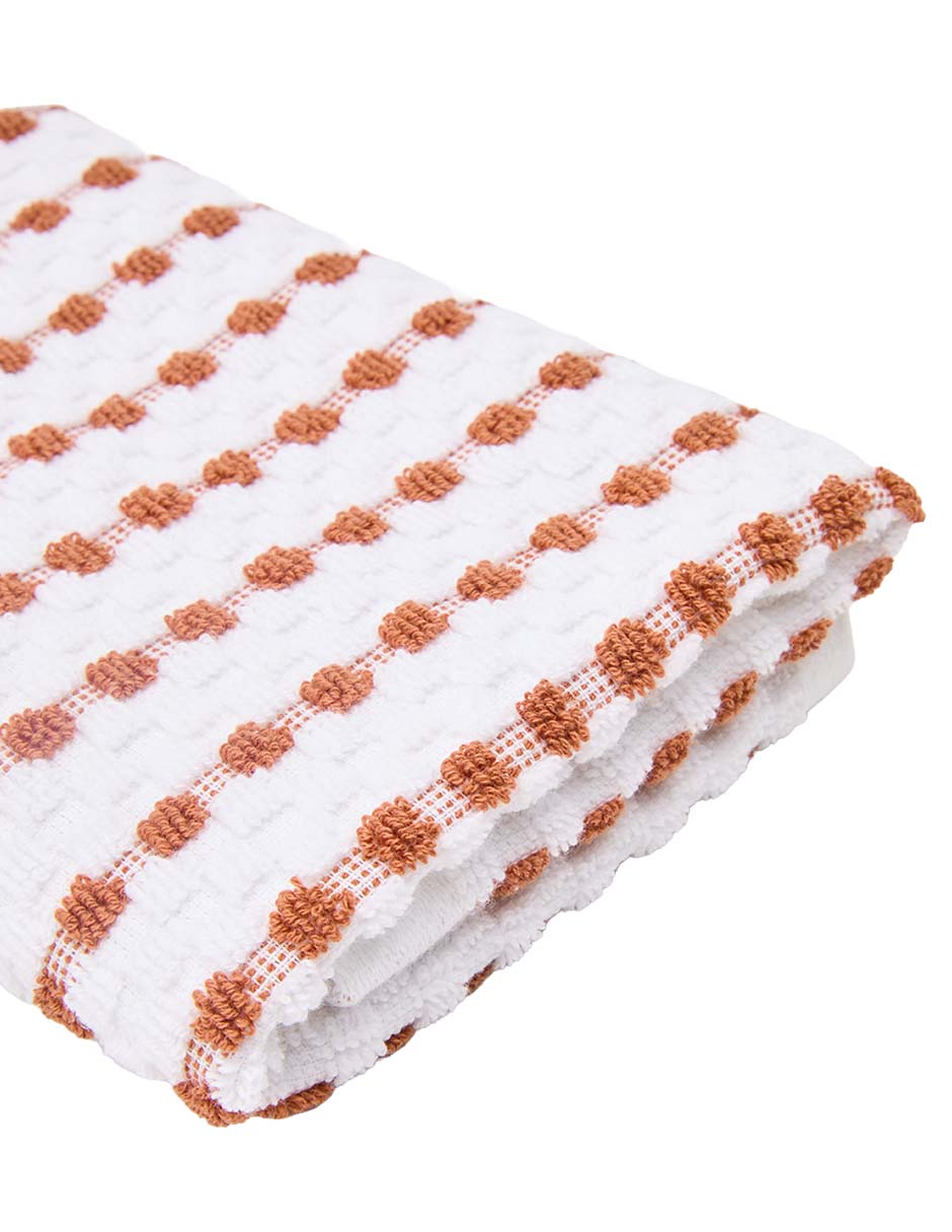 TOALLA DE BAÑO LIA, FACIAL HA, NARANJA