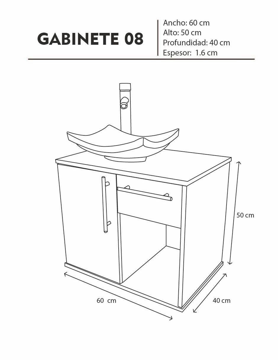 Mueble para baño decomobil rosetta mdf