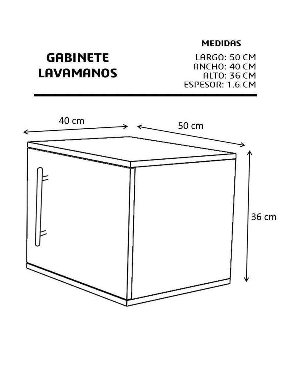 Mueble para baño Semplice de MDF armable 6