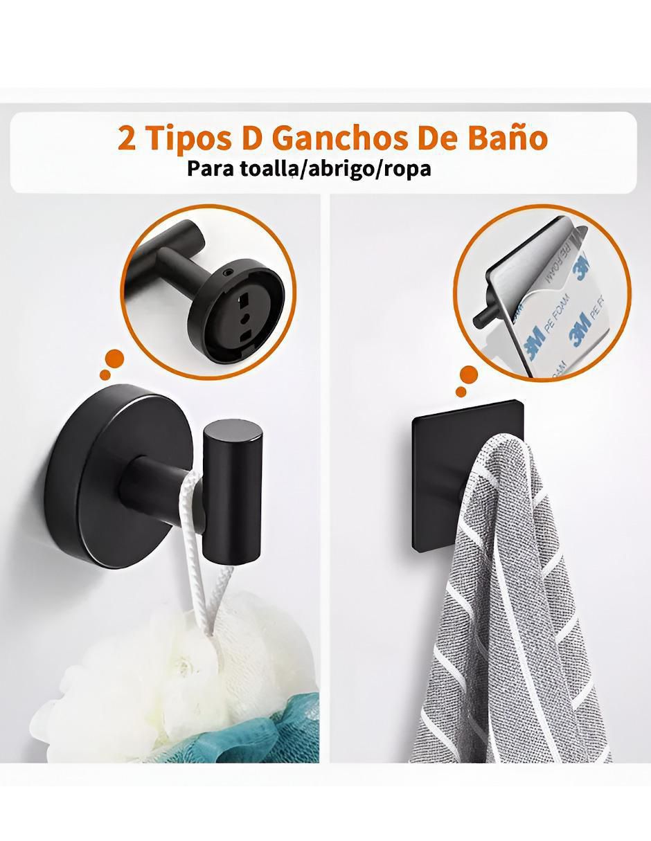 Toallero de pared de acero inoxidable 2