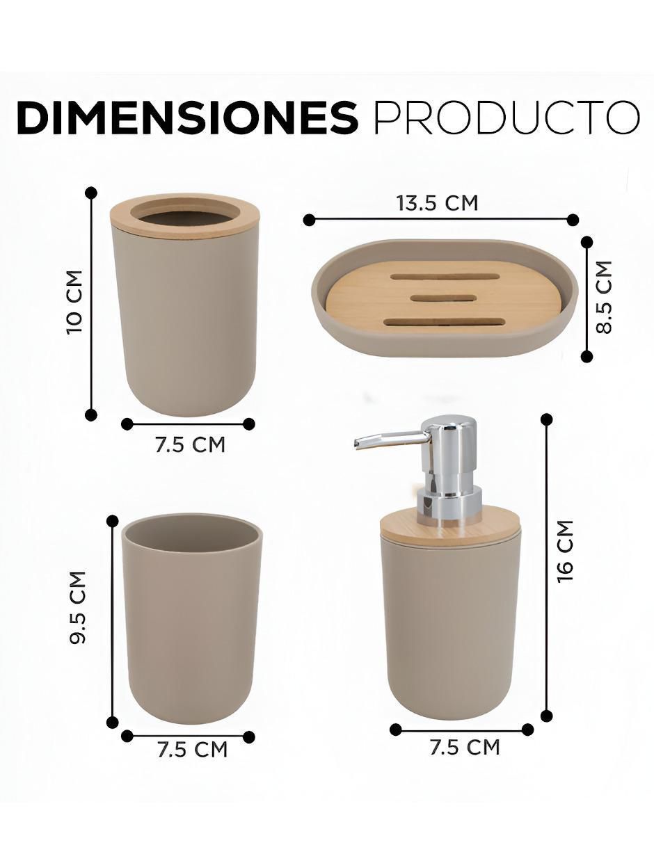 Porta cepillo de dientes 2 compartimentos 5