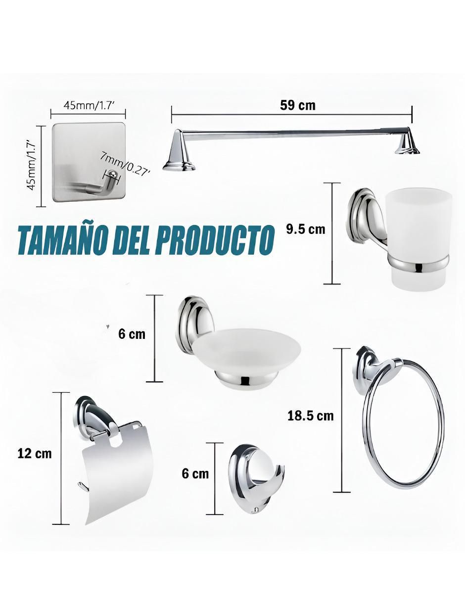 Toallero de baño de acero inoxidable 4