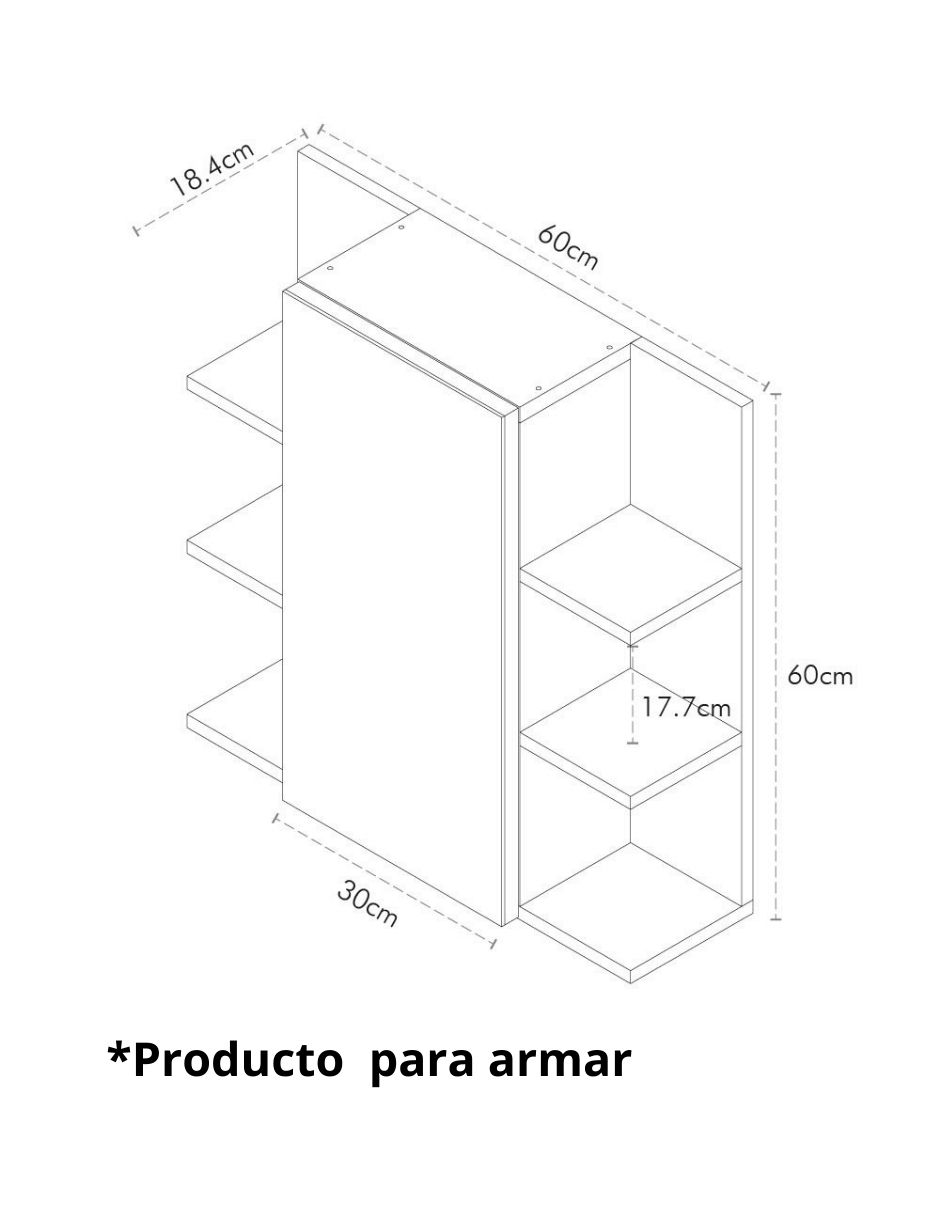 Espejo rectangular Muna 4