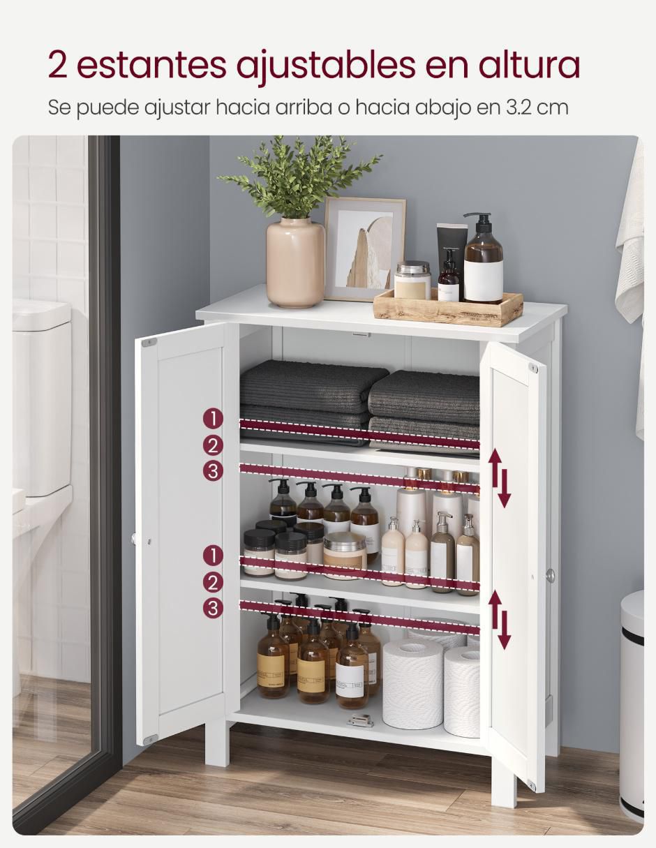 Mueble para baño Helan de MDF armable 3