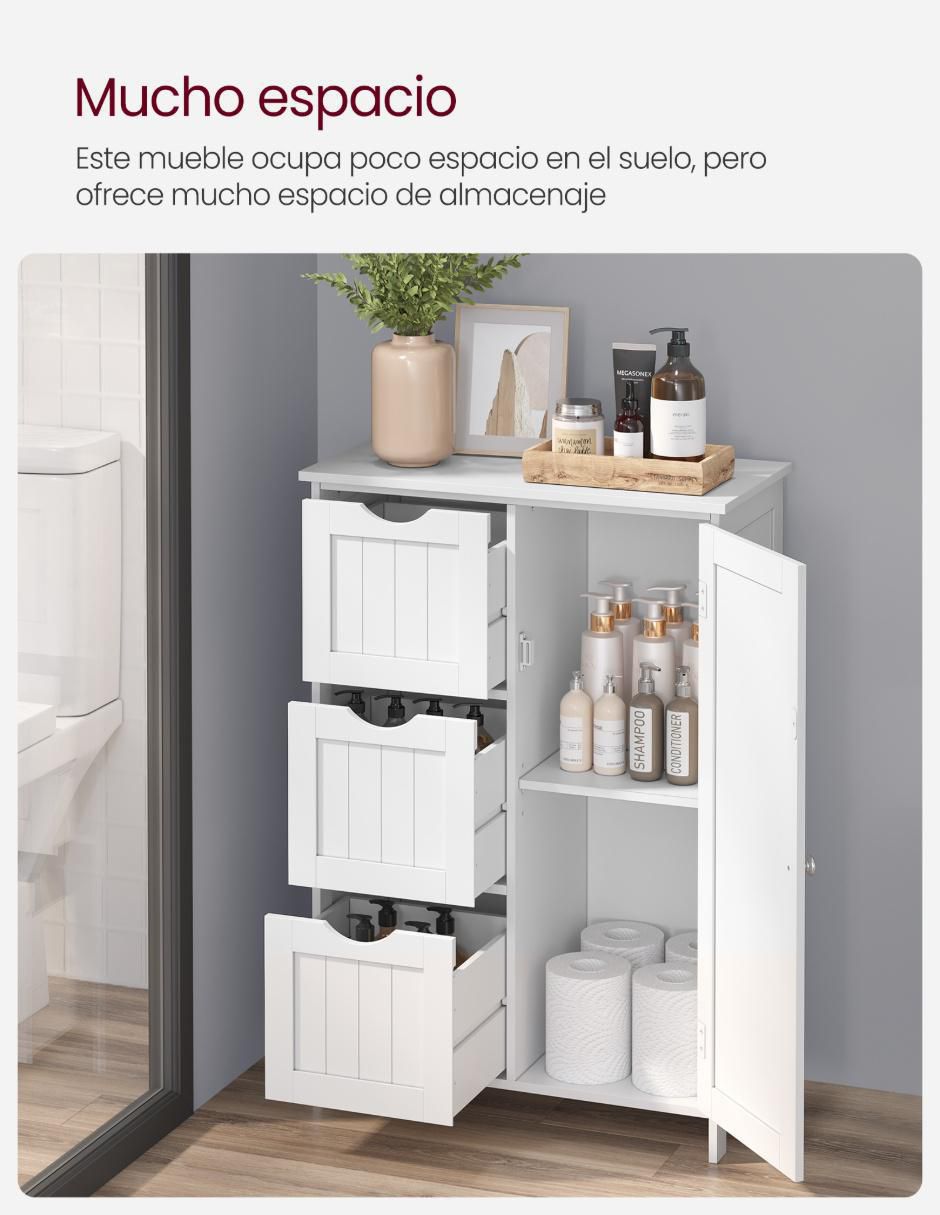 Mueble para baño Sofie de MDF armable 3