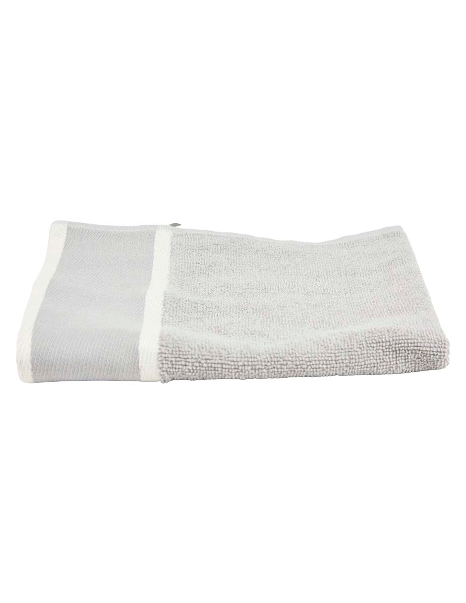 TOALLA DE BAÑO CORINA, MANOS HAU, GRIS