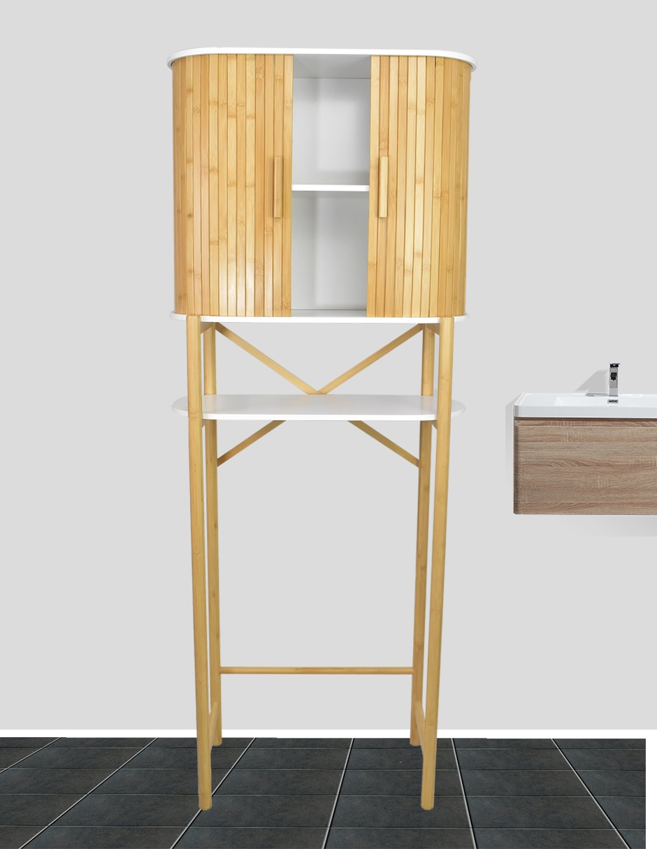 Mueble para baño de bambú armable 4