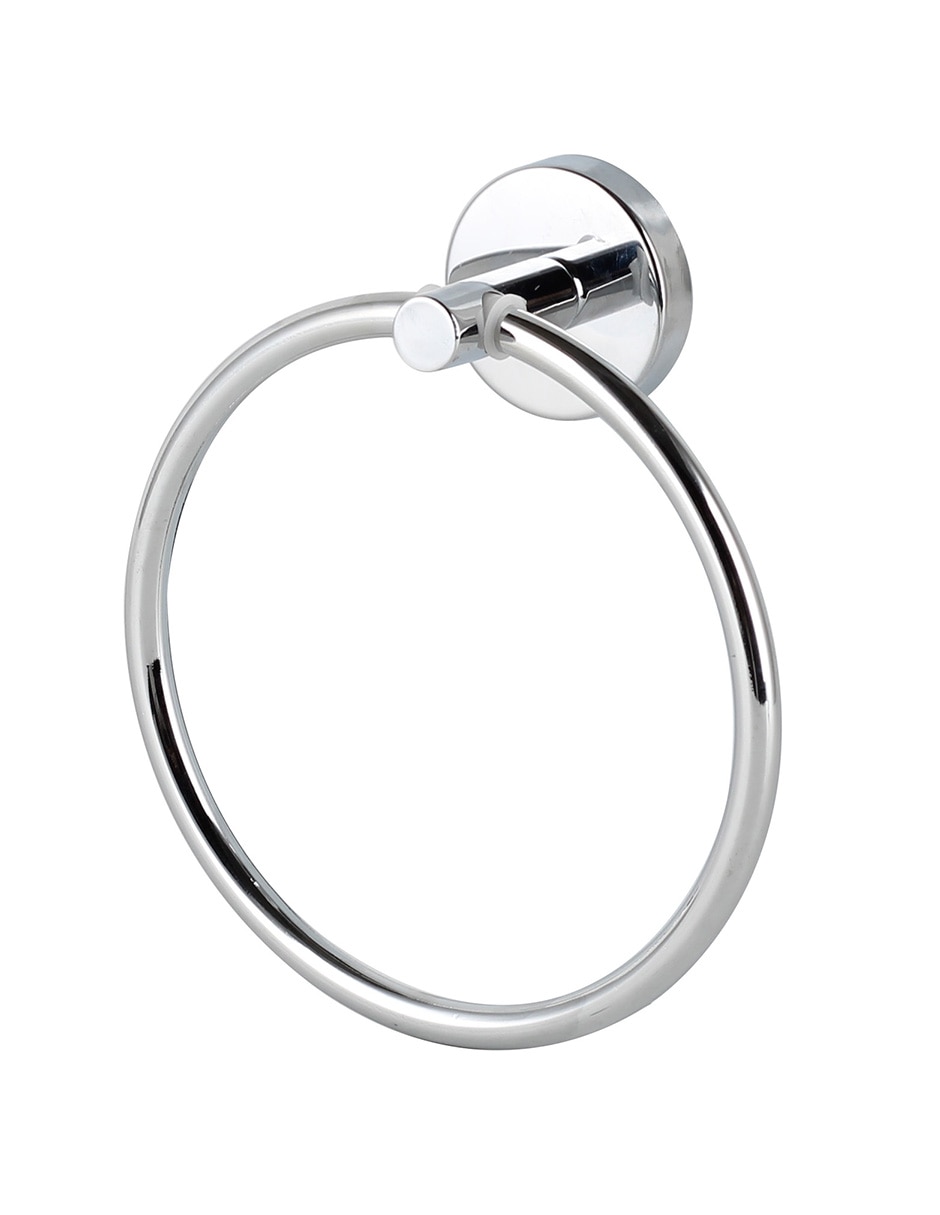 Toallero de argolla Silver de hierro