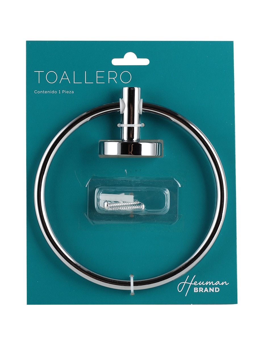 Toallero de argolla Silver de hierro 4