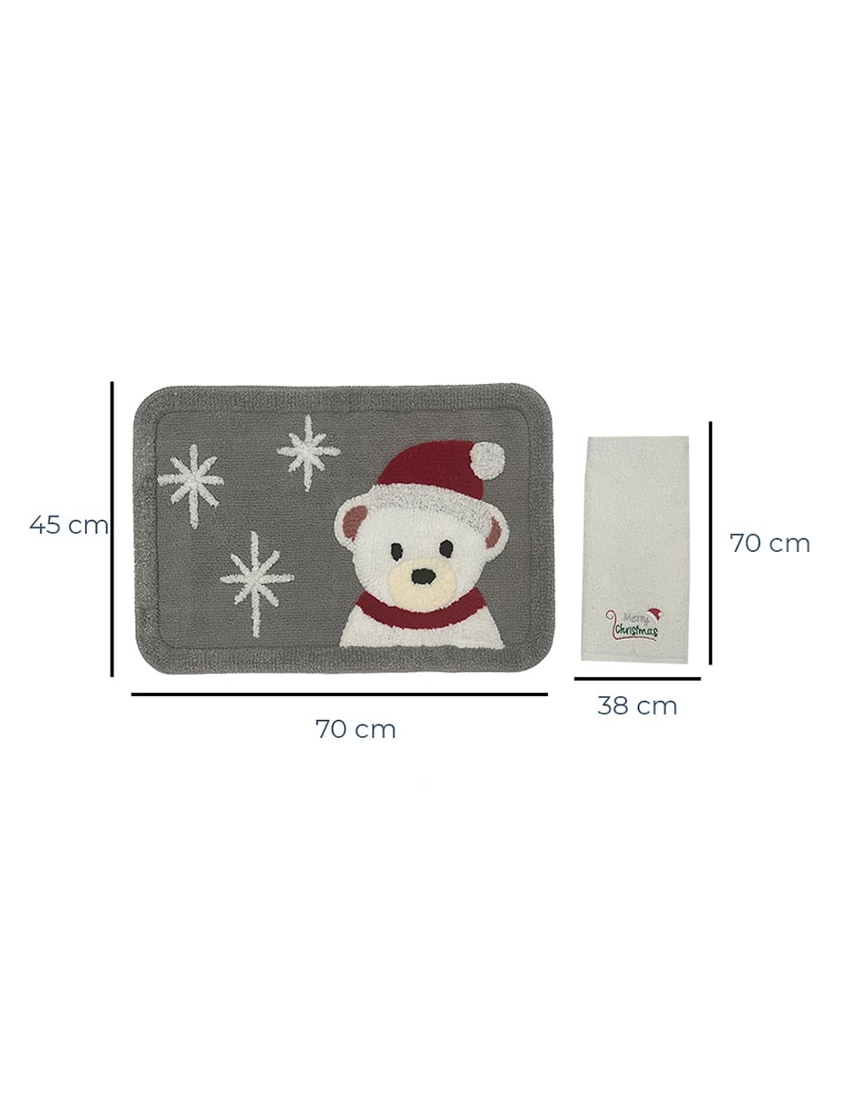 Juego de baño navideño 9