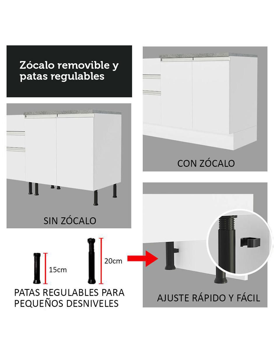 Mueble para baño de melamina armable 9