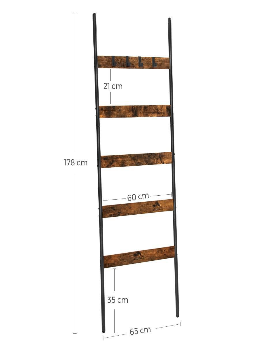 Toallero de piso Barnet de aglomerado y madera 4
