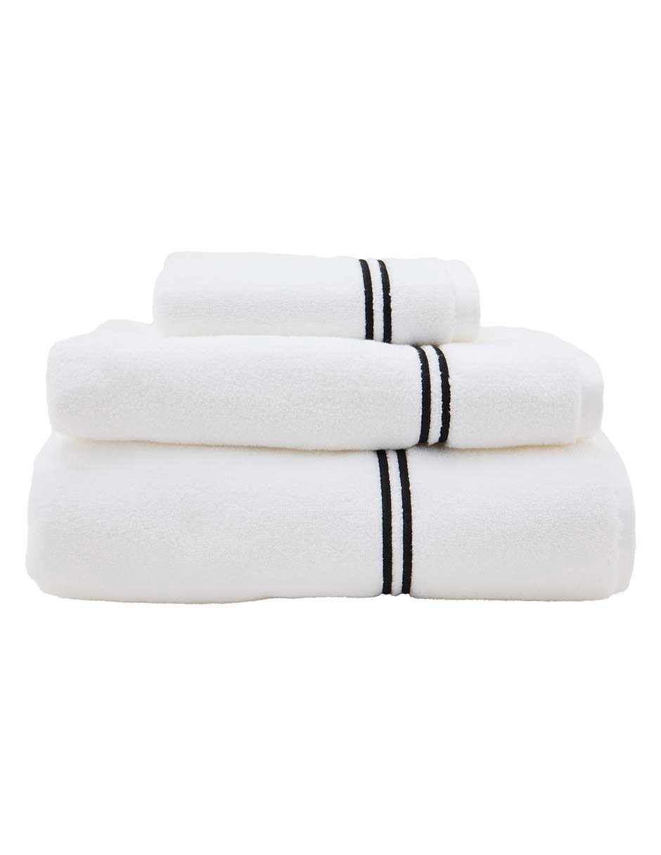 TOALLA DE BAÑO LUXURY, MANOS N , NEGROV