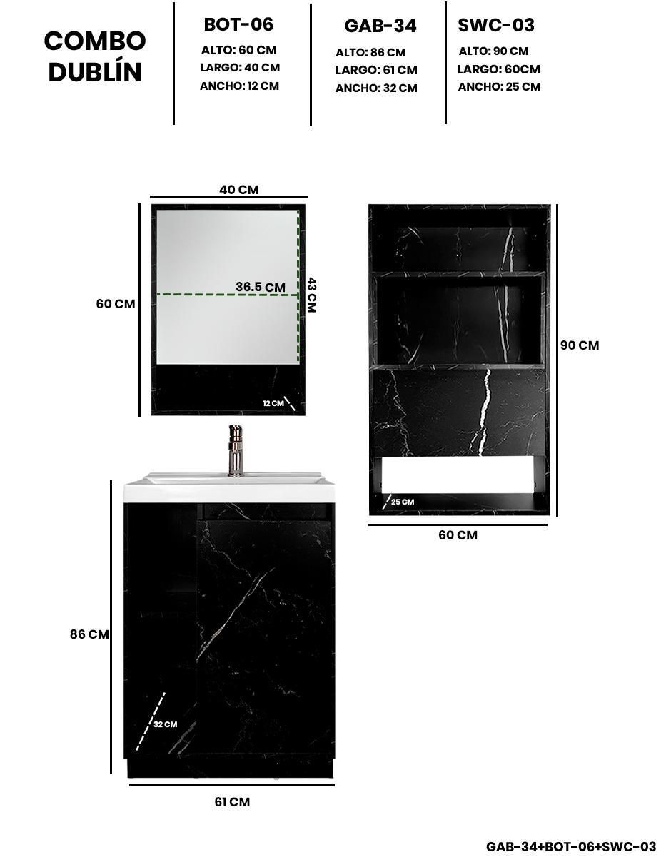 Mueble para baño armable