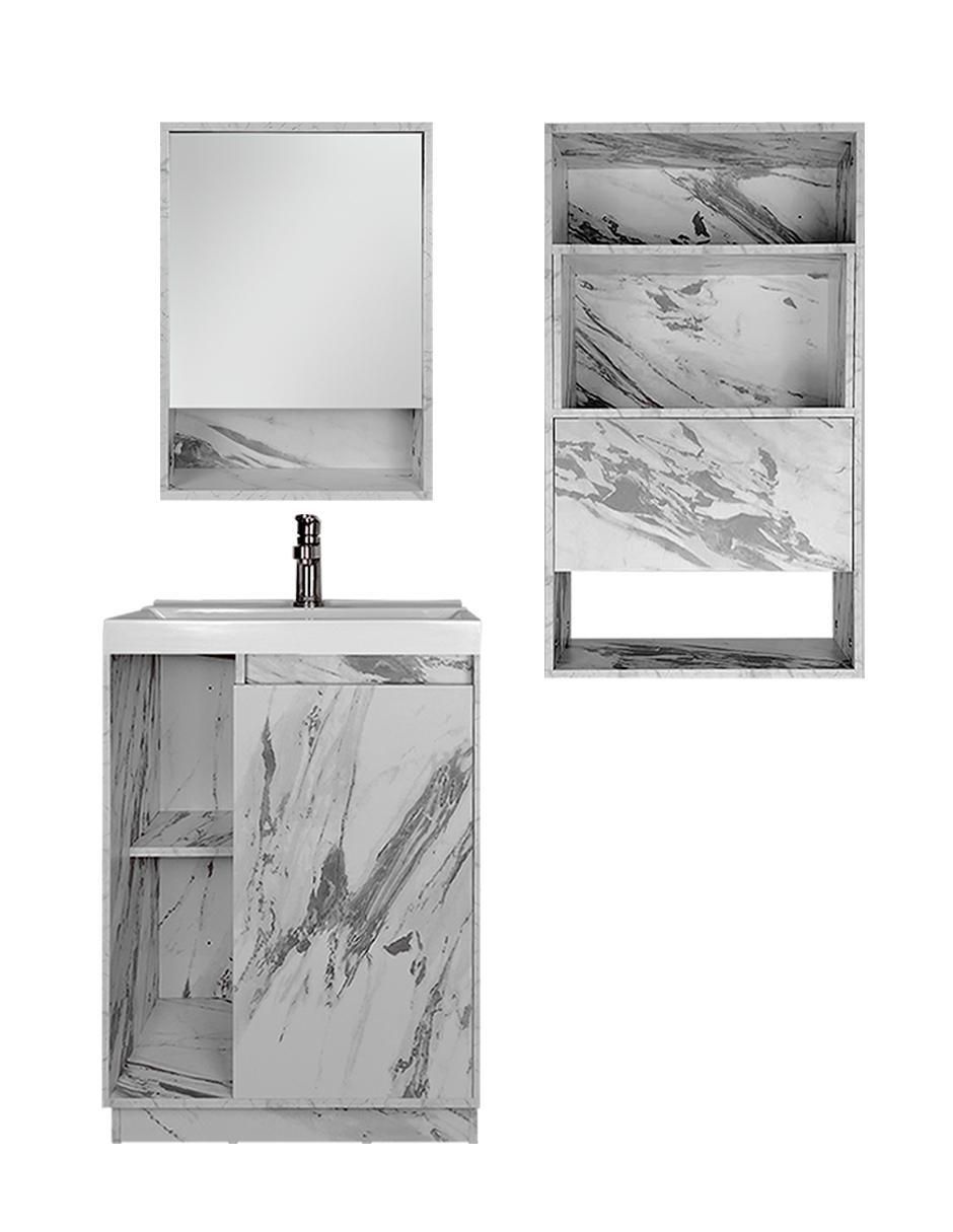 Mueble para baño Dublín de melamina armable Mueble para baño Dublín de melamina armable
