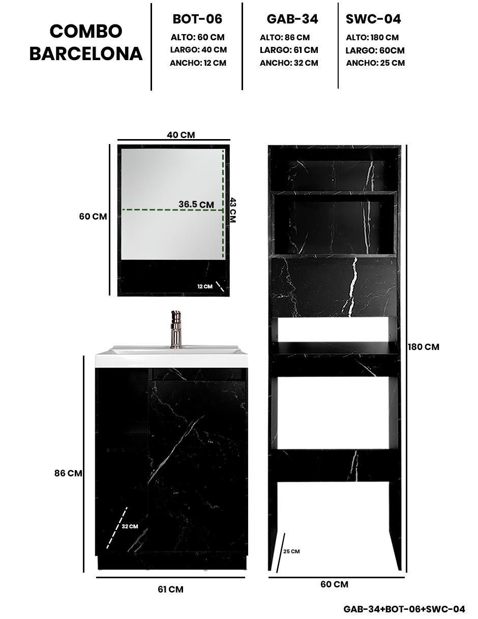 Mueble para baño armable
