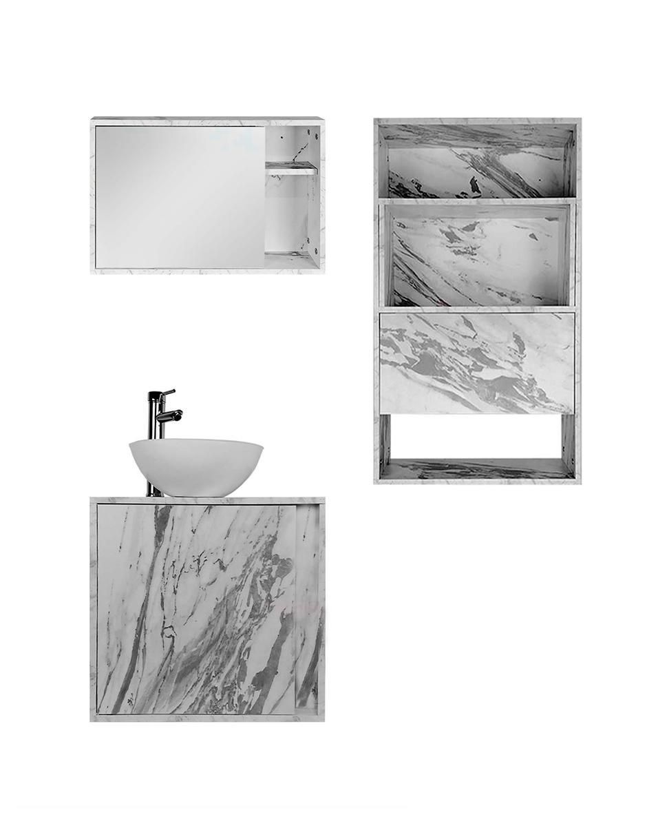 Mueble para baño Chicago de MDF armable Mueble para baño Chicago de MDF armable