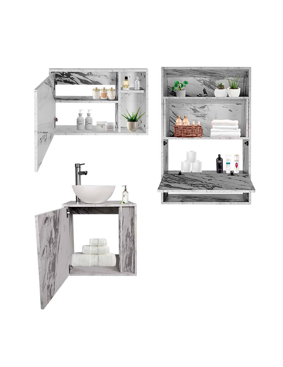 Mueble para baño Chicago de MDF armable 3