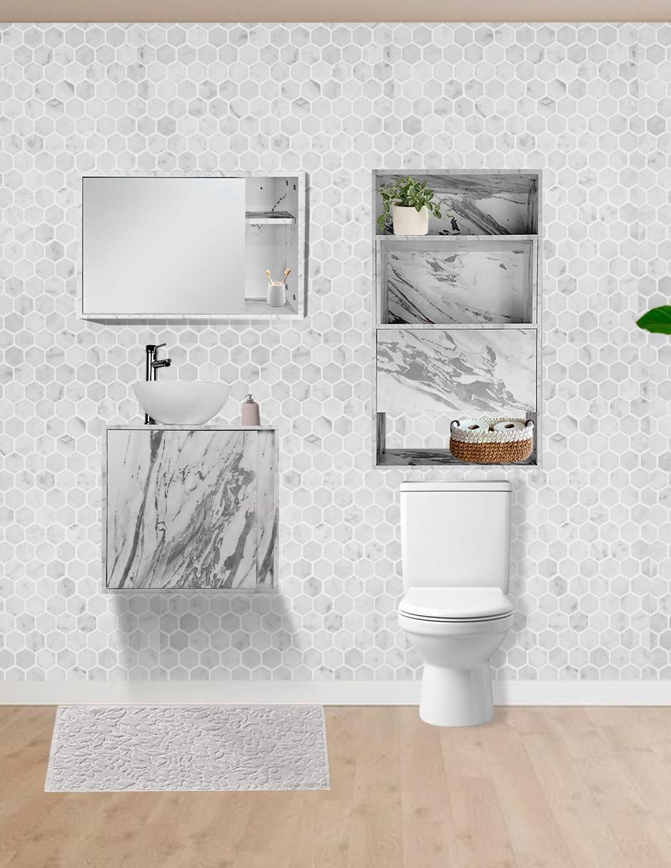 Mueble para baño Chicago de MDF armable 4