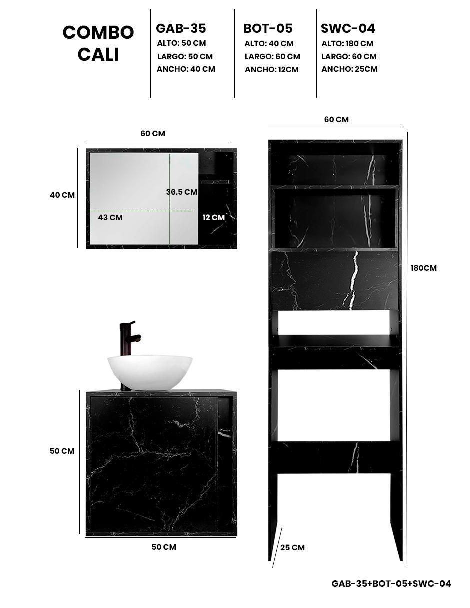 Mueble para baño decomobil cali melamina