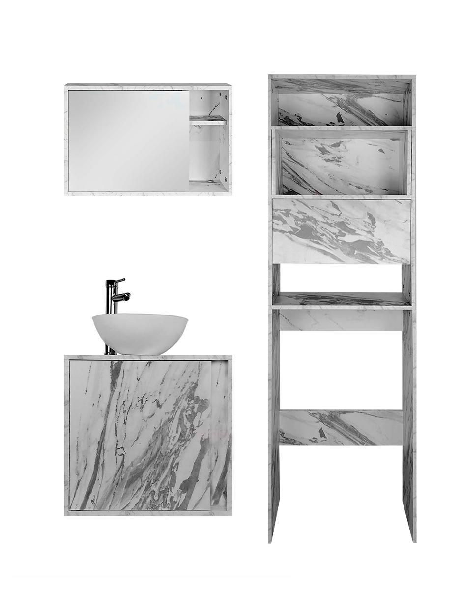Mueble para baño Cali de melamina armable Mueble para baño Cali de melamina armable
