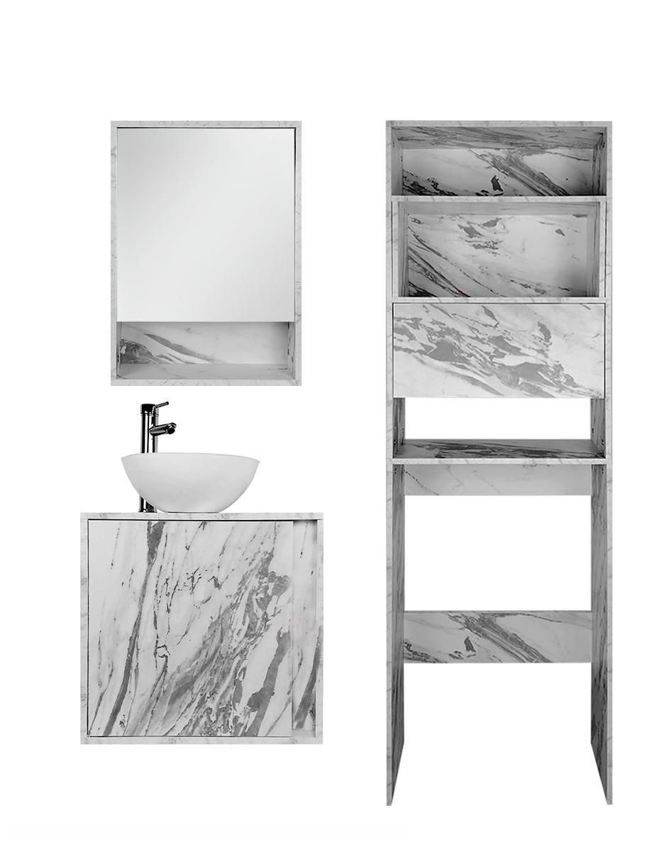 Mueble para baño Merida de melamina armable