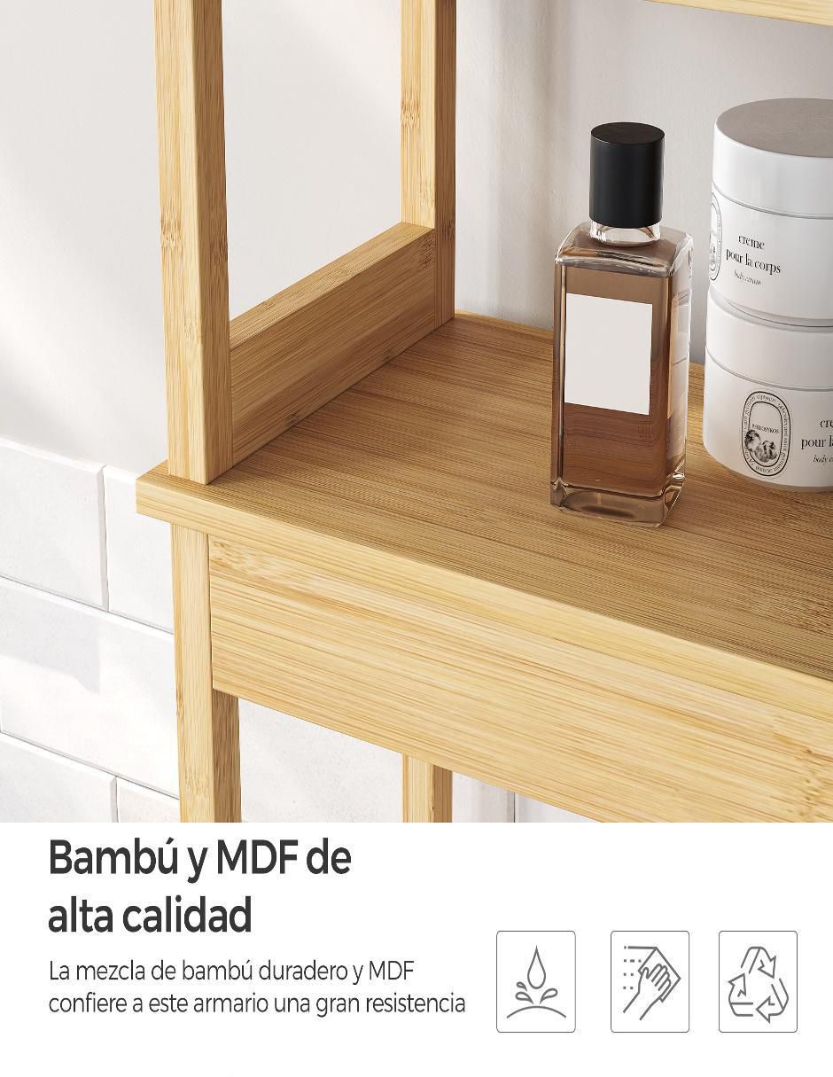 Repisa armable Bambou de bambú 2