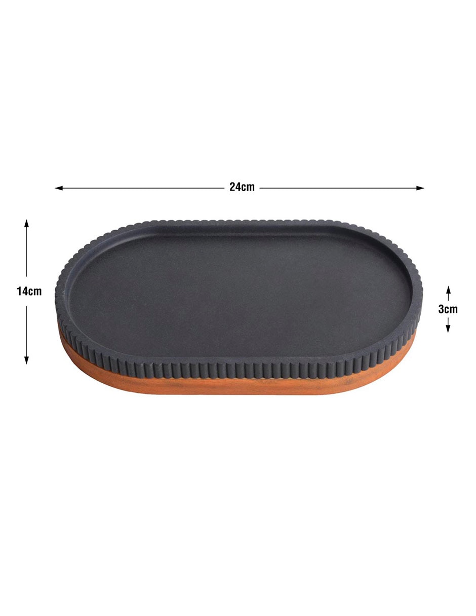 CHAROLA STRIPES, M HAUS, NEGRO