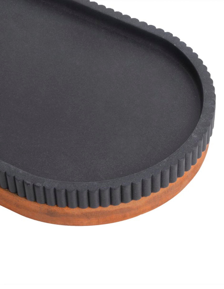 CHAROLA STRIPES, M HAUS, NEGRO