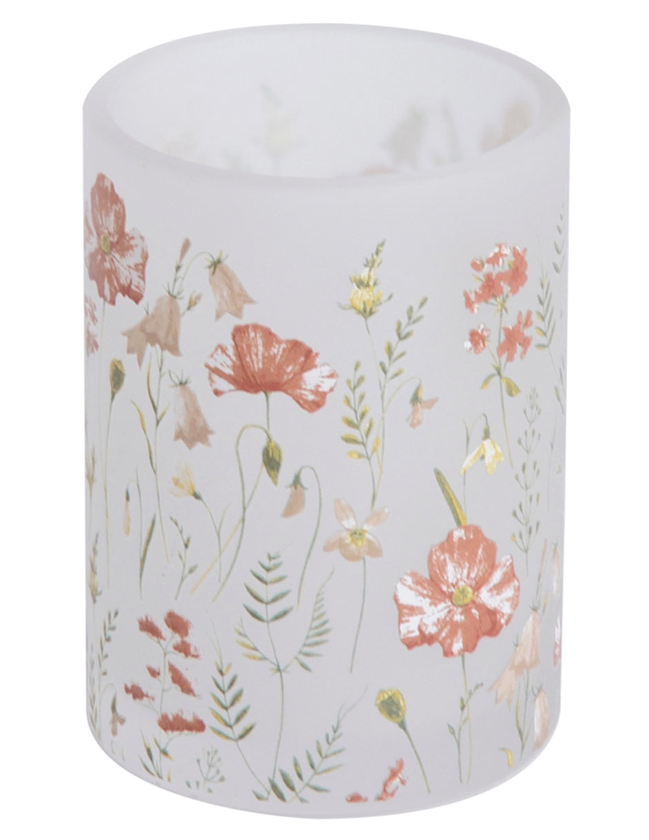 Vaso de baño Flower Glass de vidrio